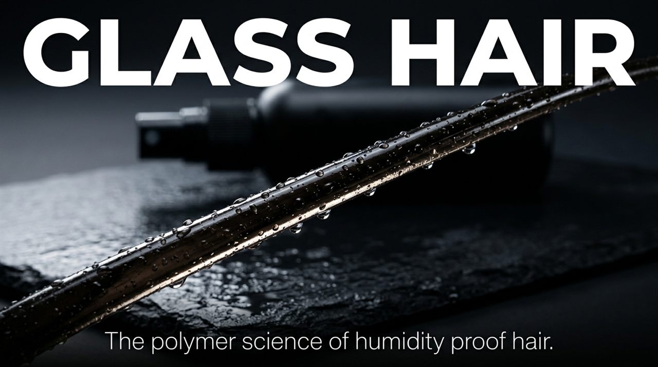 The Actual Science Behind 'Glass Hair' โ Why Anti-Frizz Sprays Work in Humidity